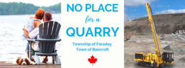 No Place for a Quarry logo