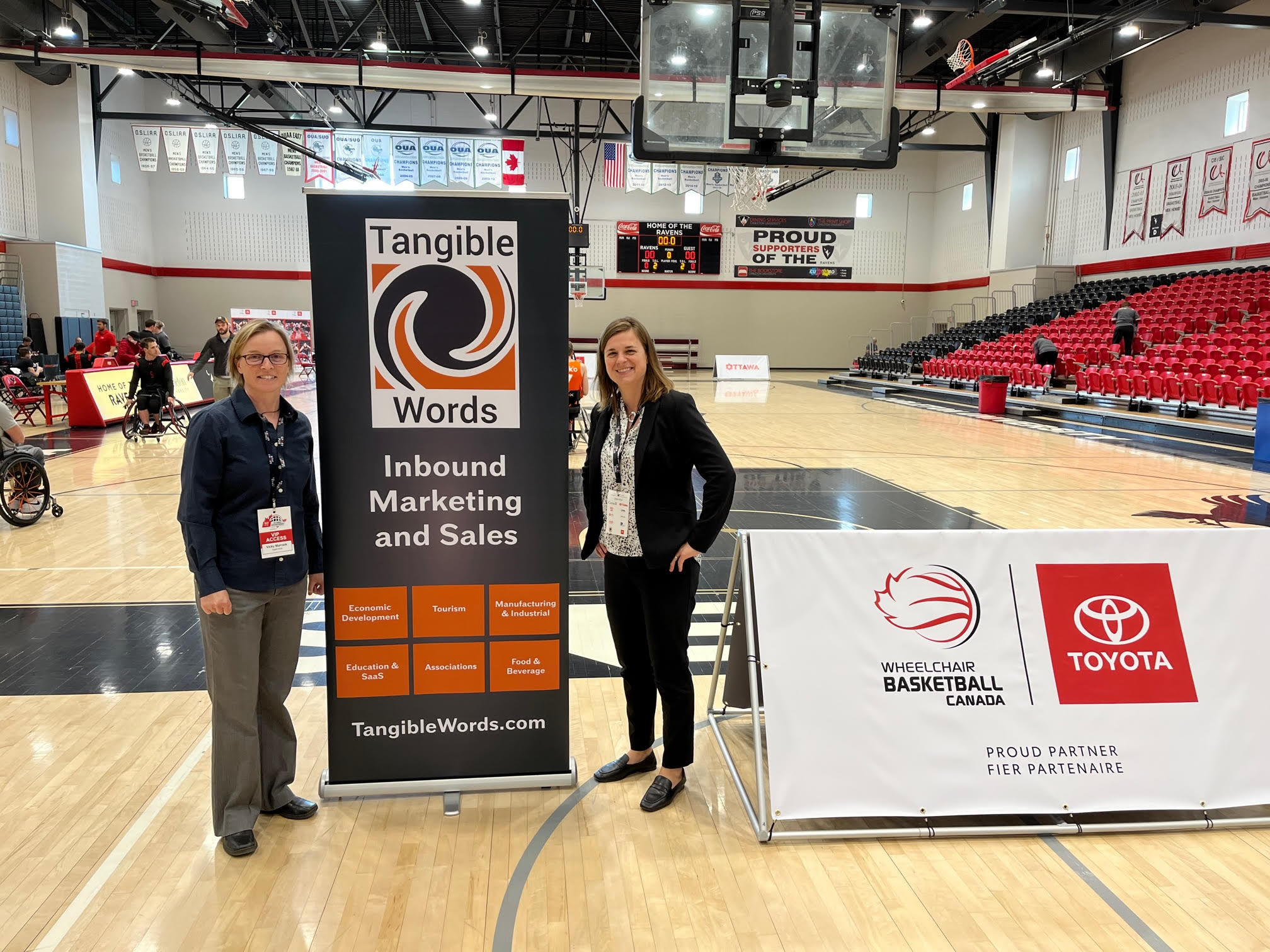Tangible Words sponsoring Wheelchair Basketball Canada